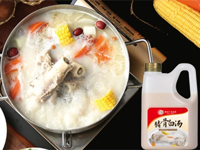 Analysis of the main ingredients of broth and soup